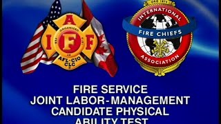 Fire Service Candidate Physical Ability Test CPAT [upl. by Nelleus]