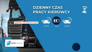 Czas pracy kierowcy dzienny tygodniowy dwutygodniowy [upl. by Premer781]