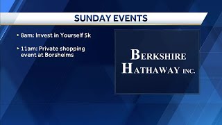 Berkshire Hathaway weekend Schedule of events in Omaha [upl. by Tharp]