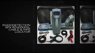 Radiodetection SPX RD4000PXL Cable amp Pipe Locator [upl. by Darahs]