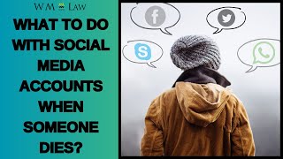 Handling Social Media Accounts for a Deceased Loved One [upl. by Durant86]