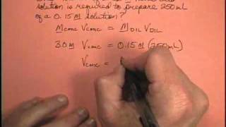 Volume of nitric acid to make dilute solution [upl. by Torbart237]