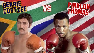 Gerrie Coetzee vs Pinklon Thomas CBS HD 1080p 60fps 1983 [upl. by Enomal]