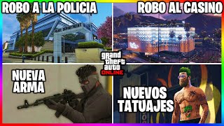 ÚLTIMA HORA Se FILTRO el NUEVO DLC en GTA ONLINE ROBOS a la POLICIA NUEVAS MISIONES amp MÁS [upl. by Musette]