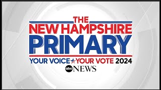 LIVE New Hampshire Primary 2024 Donald Trump projected to win Republican presidential primary [upl. by Malinowski493]