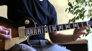 Breakfast at Tiffanys solo cover with TAB  guitar solo lesson [upl. by Anivram]