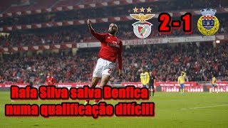 Taça de Portugal 201819 ● Nos descontos Rafa Silva salva Benfica numa qualificação difícil [upl. by Marius]