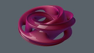 Ejercicio de Modelado  Banda de Möbius  Cinema 4D [upl. by Xed]