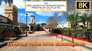 Exploring the Orlando International Premium Outlets Orlando FL  8K Mall Tour amp VLOG malltour [upl. by Pulsifer]