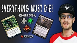 Golgari Control 🪐 REMOVAL TRIBAL 💀 Mythic Rank MTG Arena Deck [upl. by Assadah]