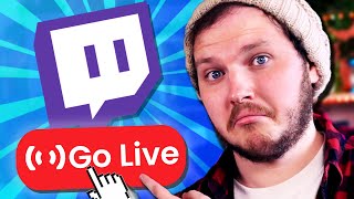 How To Stream On Twitch In UNDER 5 Minutes [upl. by Brockwell]