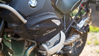 Touratechs Crash Bar Bags 0551131 Installation  R1200GSA [upl. by Foley]