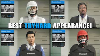 Top 10 Best Tryhard Male Face Creation In GTA 5 Online In 2024 [upl. by Lebasiram]