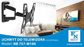 Uchwyt do telewizorów LCD LED model Fiber Novelty NB757M400 [upl. by Suehtomit]