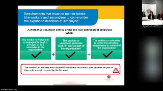 Changes to workers covered by the Reportable Conduct Scheme  Webinar recording August 2024 [upl. by Clementas]