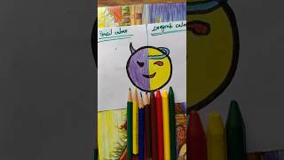 Which colour is best Pencil colour 🆚 crayons colour trending art drawing prishuvlog21 [upl. by Misty]