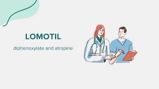 Lomotil diphenoxylate and atropine  Drug Rx Information [upl. by Ecirbaf]