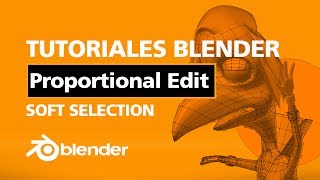 TUTORIALES DE BLENDER 34  PROPORTIONAL EDIT [upl. by Nylle]