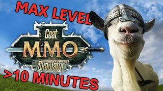 Goat MMO Simulator  Get Max Level in Less Than 10 Minutes [upl. by Ahsenik]