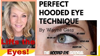 Trying Wayne Gosss Hooded Eye Trick for Loose Skin On The Eyes [upl. by Erdnoid]