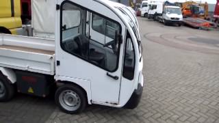 GOUPIL G31 ELECTRIC UTILITY VEHICLE UTV CANVAS COVER VAN 042007 WHITE [upl. by Anal]