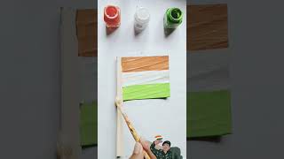 I love my india 🇮🇳🫡♥️art nationalflag independencedayindianflag 1000subscriber 1million draw [upl. by Anelagna]