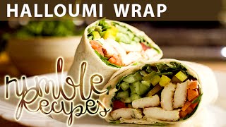 Halloumi wrap recipe [upl. by Drahsir]