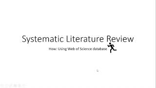 Systematic Literature Review Part 2 [upl. by Rexanne969]