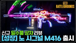 배그 킬 이펙트 효과가 추가된 성장형 M416 스킨 노 시그널 M416 [upl. by Olette]