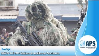 Défilé 04 Avril 2019 Ambiance du Bataillon des Parachutistes [upl. by Krissy]