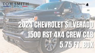 2024 CHEVROLET SILVERADO 1500 RST 4X4 CREW CAB 575 FT BOX [upl. by Tsai]