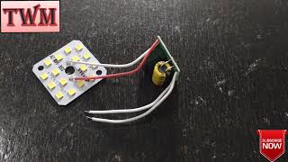 LED DRIVER CIRCUIT amp MCPCB LED KIT 14W OUTPUT VOLTAGE CHECK amp LED KIT TEST TECHWITHMANISH1405 [upl. by Parcel]