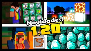 MINECRAFT 120  RESUMO DAS GRANDES NOVIDADES MUITAS SURPRESAS [upl. by Hogue]