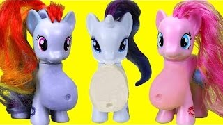 My Little Pony Have Babies With Pinkie Pie Rainbow Dash Rarity and more [upl. by Leinahtan456]