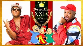 24k MAGIC  Bruno Mars Alvin and the Chipmunks Cover  Stewdippin [upl. by Leahci726]