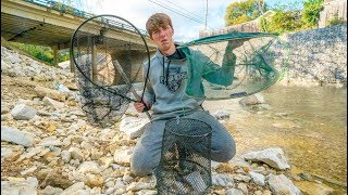 Creek Fish Trapping Battle Which Traps Catches the Most Fish [upl. by Trebmer]