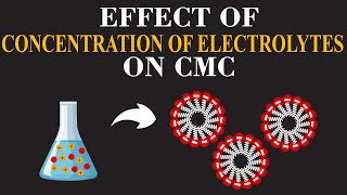 Effect of Concentration of Electrolytes on Critical Micelle Concentration CMC ChemClarity [upl. by Einaej907]