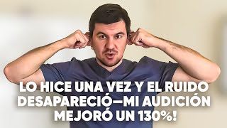 Solo 1 minuto y puedes deshacerte del ruido en tus oídos ¡Mejora tu audición en un 130 [upl. by Letnoj906]