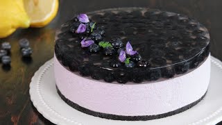 No Bake Blueberry Cheesecake  How Tasty Channel [upl. by Annid]