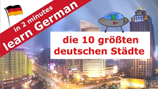 Die 10 größten deutschen Städte deutschestädte [upl. by Agiaf]