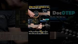 When You Say Nothing At All  Ronan Keating 1999 Easy Guitar Chords Tutorial with Lyrics Part 3 [upl. by Arielle]