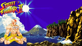 Street Fighter II Champion Edition  Dhalsim No Death Arcade 1992 60FPS [upl. by Sevart425]