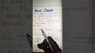 Bond Order  How to calculate a bond order [upl. by Onid270]