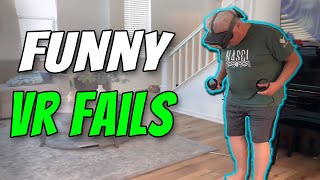 VR Fails That WILL Make u Laugh [upl. by Nosydam]