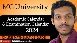 Academic Calendar and Examination calendar MG University 20242025 [upl. by Smoot592]