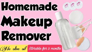 How to make makeup remover at home  DIY homemade makeup remover  makeup remover making at home [upl. by Ninel]