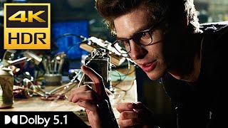 4K HDR  Peter Invents WebShooters  The Amazing SpiderMan  Dolby 51 [upl. by Rozelle]