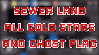 Flappy Golf 2  Sewer Land  All Gold Stars and Ghost Flag [upl. by Rhynd]