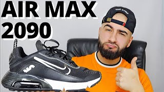 FIRST LOOK Nike AIR MAX 2090 BLACK amp WHITE On Foot review [upl. by Khalil917]