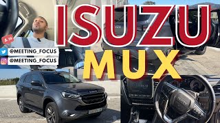 Isuzu muX review  BIG cars South Africa [upl. by Inahpets322]